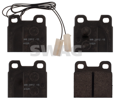 set placute frana,frana disc 74 11 6001 SWAG